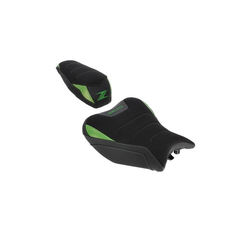 Selles confort Bagster SIT'N GO noir/vert Kawasaki Z900 (2020-2024) | Moto Shop 35