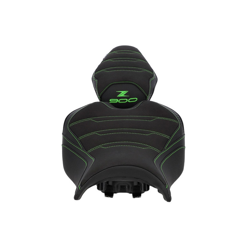 Selles confort Bagster SIT'N GO noir/vert nacré Kawasaki Z900 (2025-2027) | Moto Shop 35