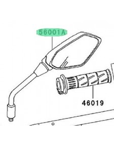 RETROVISEUR DROIT ER6 560010126