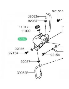 Vase d'expansion Kawasaki Z800 (2013-2016) | Réf. 430780559