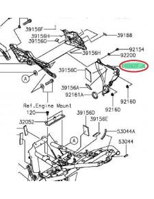 cache pivot droit Z800e 14092096318T          