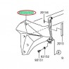 écope radiateur gauche blanc Z800 49125058425Y