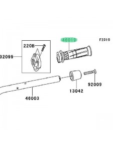 GRIP-ASSY THROTTLE