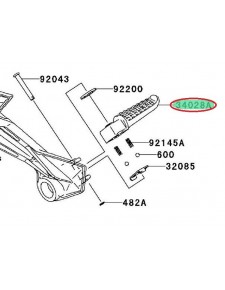 REPOSE PIED ARRIERE DROIT "Z" 340280005