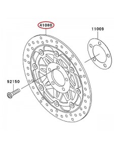 DISQUE DE FREIN AVANT Z750 2004-2006 410800045S6                     