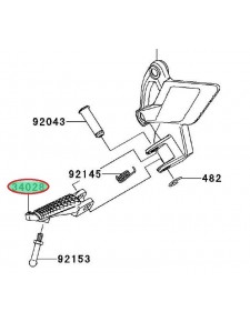 REPOSE PIED AVANT GAUCHE "Z" 340280092