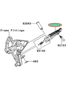 REPOSE PIED AVANT DROIT "Z" 340280093