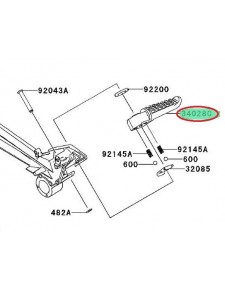 REPOSE PIED ARRIERE DROIT "Z" 340280095