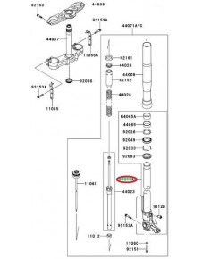 TUBE DE FOURCHE DROIT Z1000 44013013818R