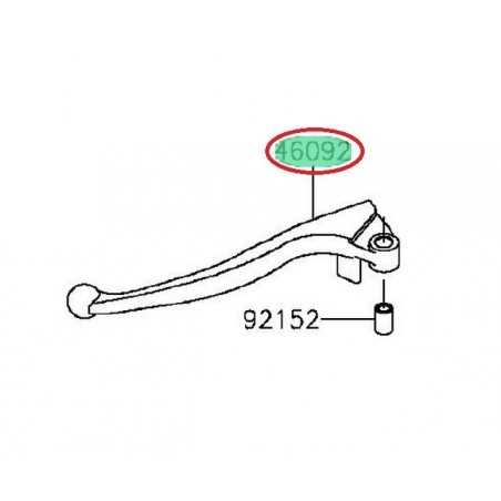 LEVIER EMBRAYAGE 460920006