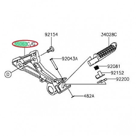 STAY STEP HOLDER RR RH