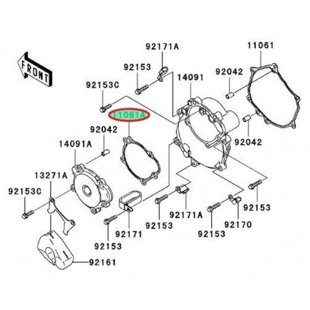 CARTER PIGNON DEMARREUR JOINT ZX10R 110610048