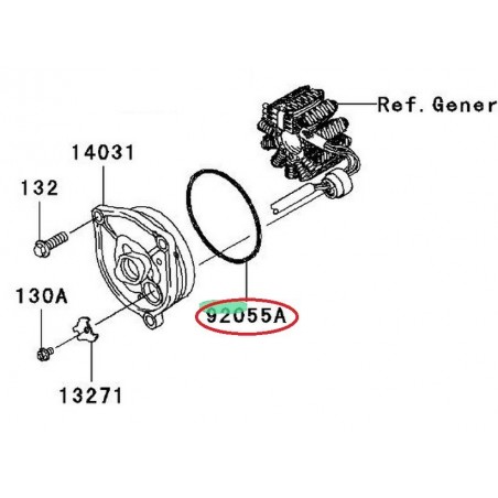 CARTER ALTERNATEUR "JOINT" ZX10R 920550038