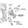 PLATINE REPOSE-PIED AVANT DROITE ZX10R 2004-2005                          