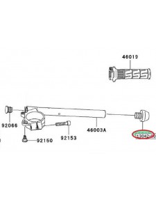 EMBOUT DE GUIDON ZX10R 130420010