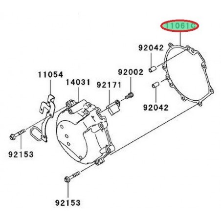 CARTER ALTERNATEUR "JOINT" ZX10R 110610179