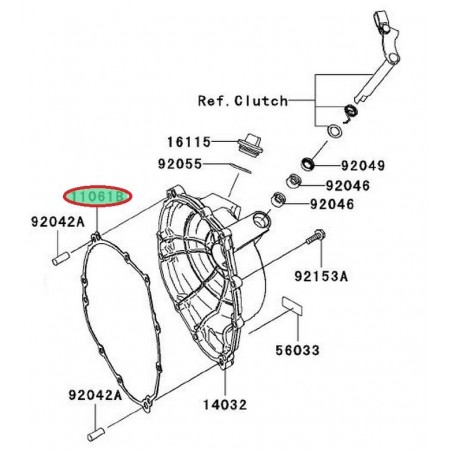 CARTER EMBRAYAGE "JOINT" ZX10R 110610178