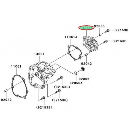 CARTER PIGNON DEMARREUR ZX10R 140910470
