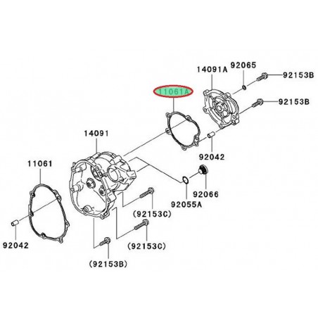 CARTER PIGNON DEMARREUR "JOINT" ZX10R 110610177
