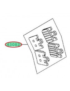 PLAQUETTES FREIN AVANT ZX10R 430820058