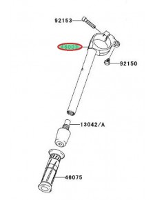 DEMI GUIDON GAUCHE ZX10R 460030144