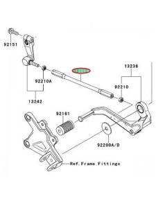 TIGE DE SELECTEUR ZX10R 2011-2015                               