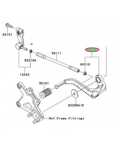 SELECTEUR DE VITESSE ZX10R 132360191                