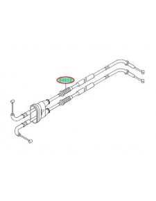 CABLES DE GAZ DOUBLE ZX6R 2005-2006 540120132