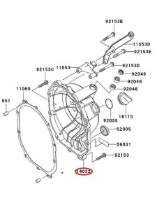 CARTER EMBRAYAGE DROIT ZX6R 140320037