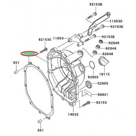 CARTER EMBRAYAGE "JOINT" 110601853