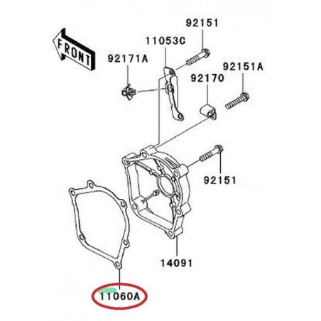 CARTER ALLUMAGE "JOINT" ZX6R 110601867