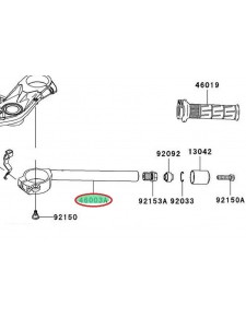 DEMI GUIDON DROIT ZX6R 460030137