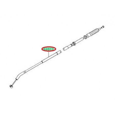 Câble d'embrayage Kawasaki 540110100 | Moto Shop 35