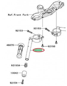 DEMI GUIDON GAUCHE ZX6R 460030162