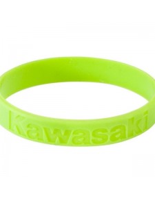 Bracelet silicone vert Kawasaki
