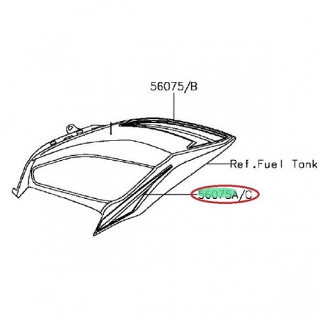 PATTERN TANK COVER LH LWR