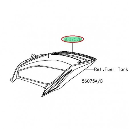 PATTERN TANK COVER LH UPP