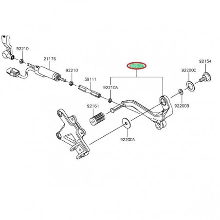 LEVER-COMP CHANGE PEDAL
