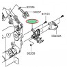 PLATINE REPOSE PIED AVANT DROITE ZX10R 35063133118R             