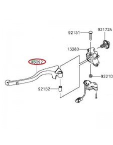 Levier embrayage ZX10R 2016 460920565                              