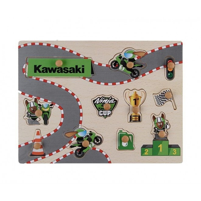 Puzzle Kawasaki en bois Puzzle Kawasaki en bois