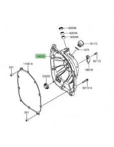 Carter d'embrayage Kawasaki Z900 (2017-2019) | Réf. : 140320673