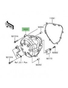 Carter d'alternateur Kawasaki Z900 (2017-2019) | Réf. 140310611