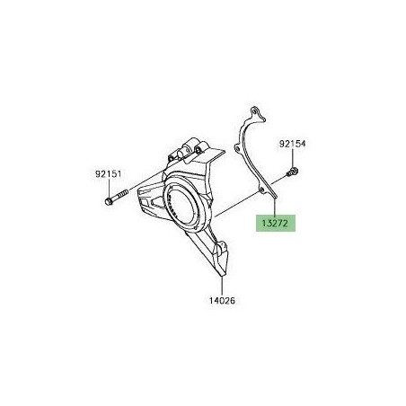 Plaque de protection carter PSB Kawasaki Z900 (2017-2024) | Réf. 132722238