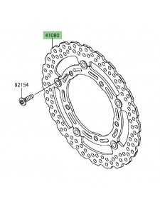 Disque de frein avant Kawasaki Z900 (2017-2019) | Réf. 41080067611I