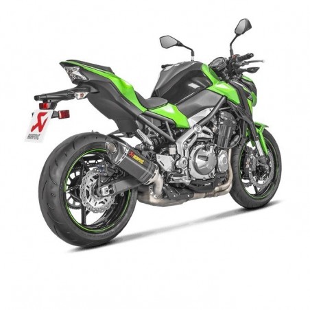 Échappement Akrapovic carbone Kawasaki Z900 (2017-2019) | Réf. 258EXP0086