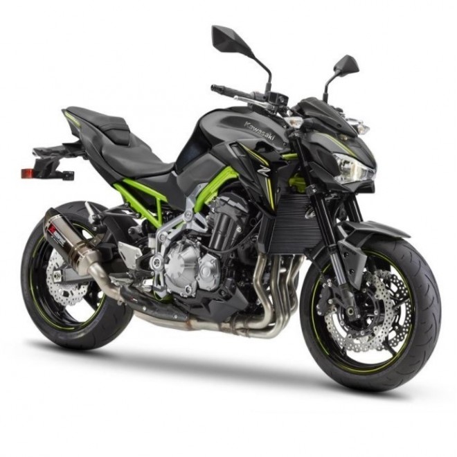 Échappement Akrapovic carbone Kawasaki Z900 (2017-2019) | Réf. 258EXP0086