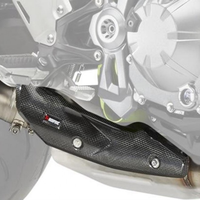 Protection thermique carbone Akrapovic Kawasaki Z900 (2017-2024) | Réf. 032CCS0036