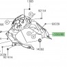 Habillage intérieur tête de fourche Kawasaki Versys-X 300 (2017-2018)