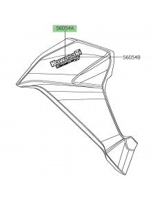 Autocollant "Kawasaki" carénage Kawasaki Versys-X 300 (2017-2018) | Moto Shop 35